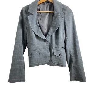 Vintage Y2K Guess Cropped Grey  Clueless Blazer Jacket 6